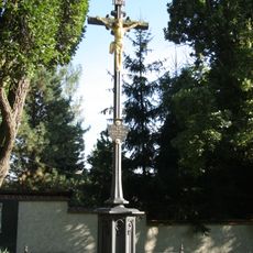 Hřbitovní kříž na hřbitově ve Velkém Meziříčí