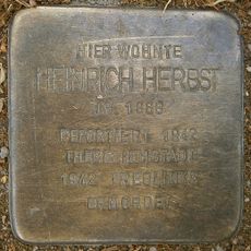 Stolperstein en memoria de Heinrich Herbst