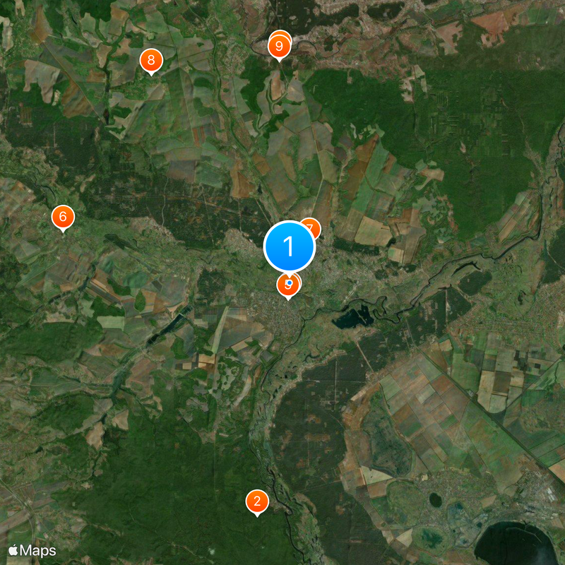 Zmiiv Map