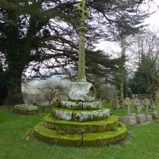 Churchyard cross in St Dubricius's churchyard