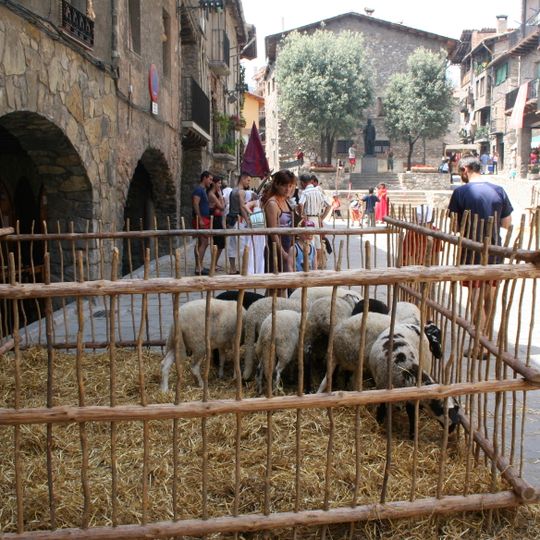 Plaça Porxada de Bagà