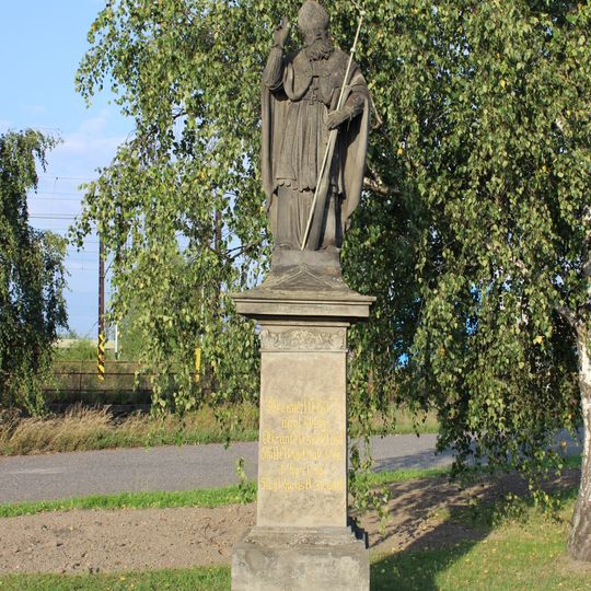 Statue of Adalbert of Prague in Nymburk