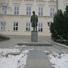 Statue of Zdeněk Nejedlý in Litomyšl