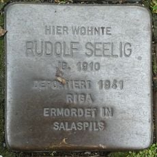 Stolperstein à la mémoire de Rudolf Seelig
