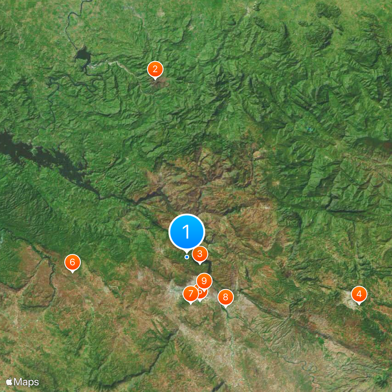 Canyon du Sumidero Carte