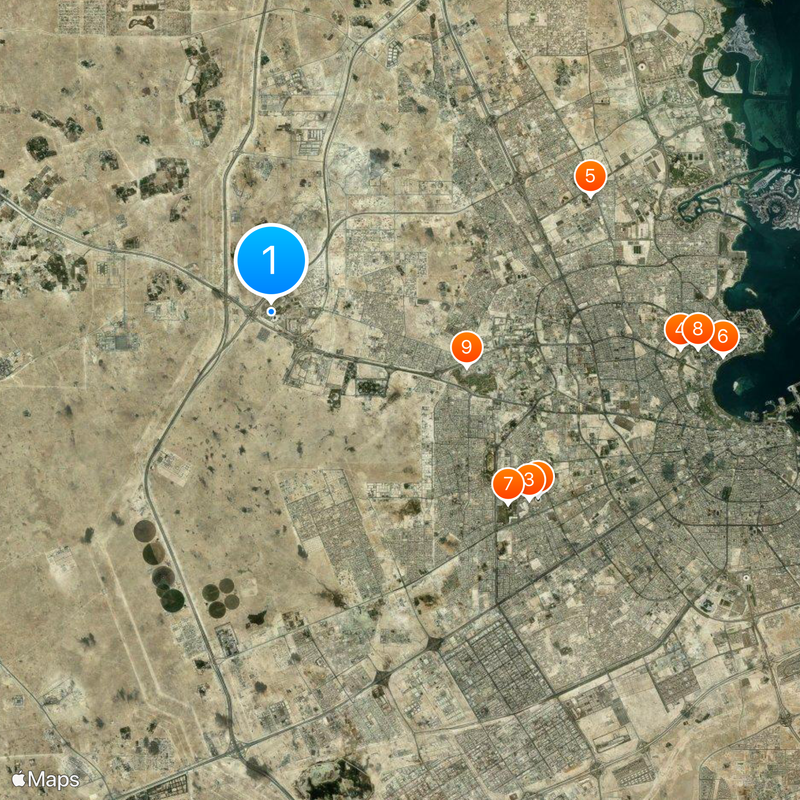 Stade Ahmad-ben-Ali Carte