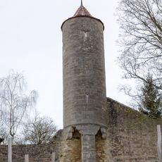 Streichwehr Klosterturm in Rothenburg ob der Tauber
