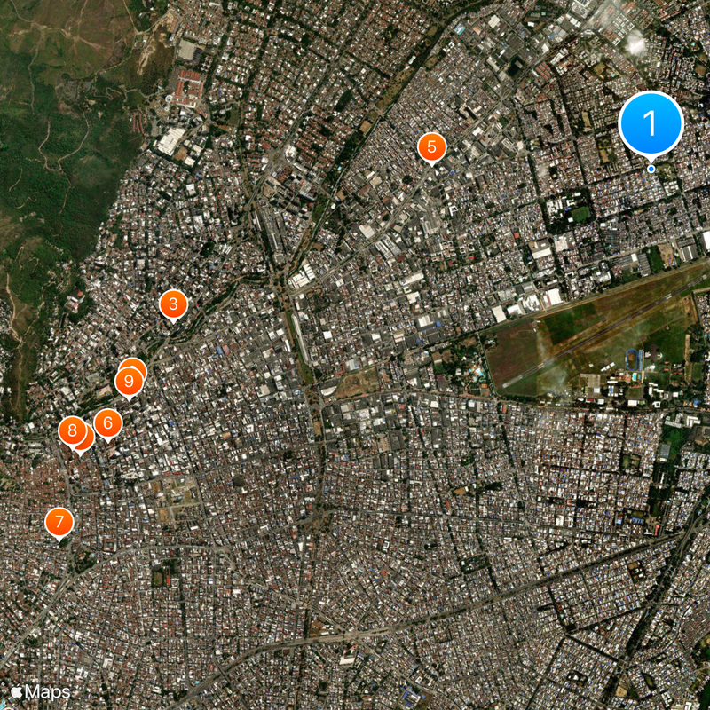 Comuna 5 Map