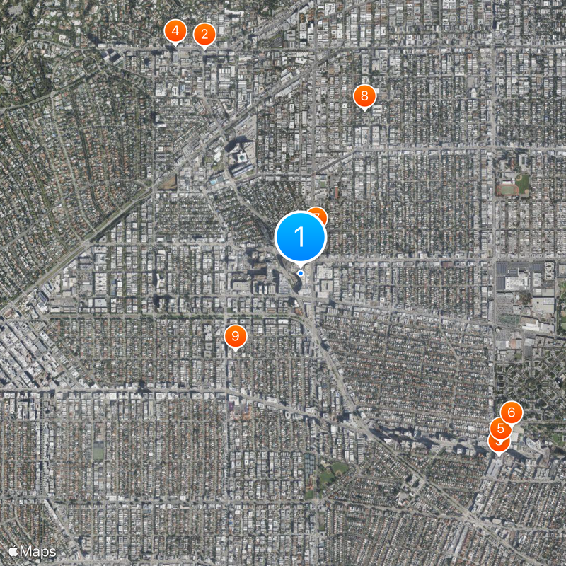 Beverly Center Map