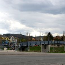 Berounka footbridge in Beroun