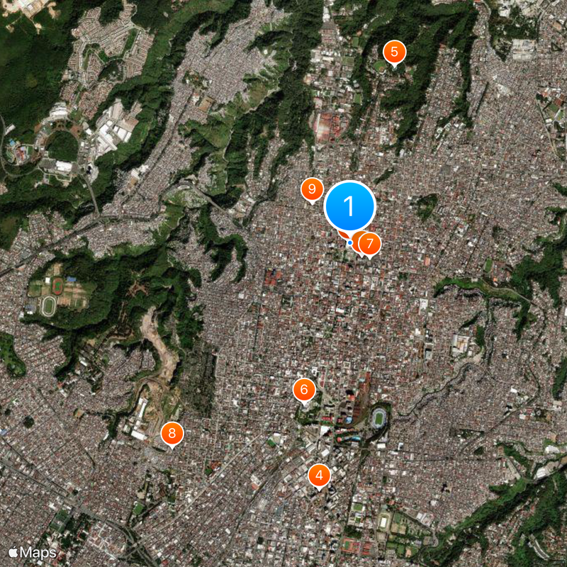 National Palace Karte