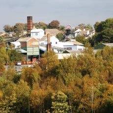Winding House, Heapstead and Headstock at Caphouse Colliery