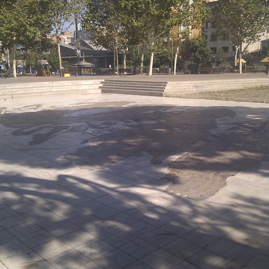 Mosaic of Plaça Catalunya