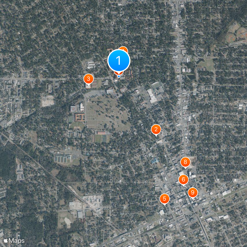 Valdosta State University Map