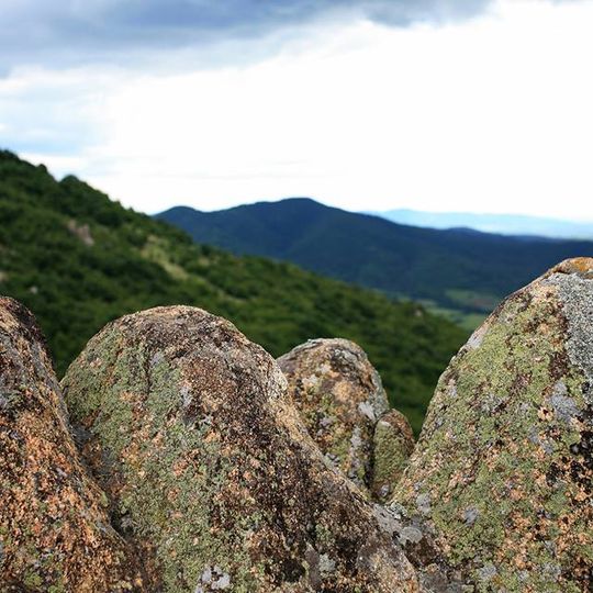Lilac rock sanctuary