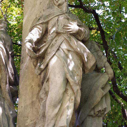 Trojičný stĺp, Trojička, socha-kópia