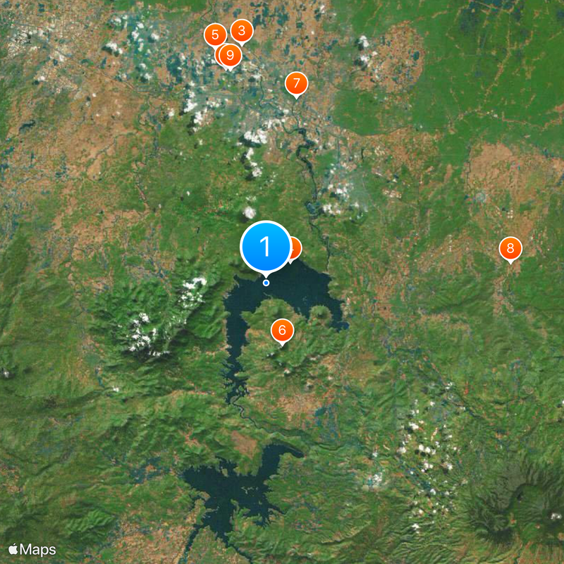 Jatiluhur Reservoir Map