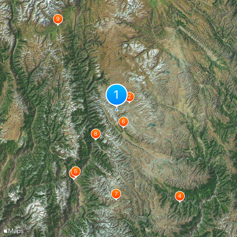 Daocheng Yading Airport Map