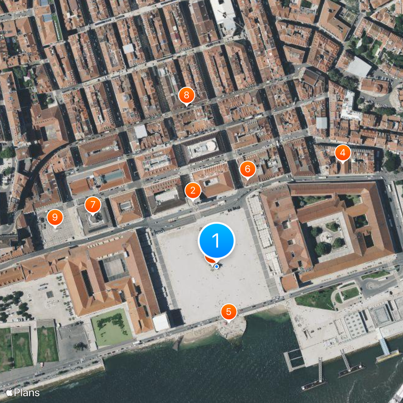Praça do Comércio Map