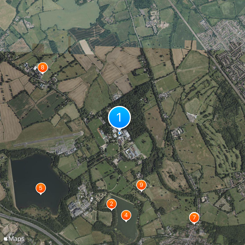 Haberdashers' Aske's Boys' School Mapa
