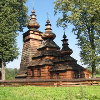Tserkvas in legno della regione dei Carpazi in Polonia e Ucraina