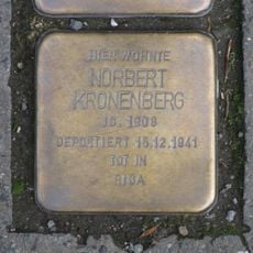 Stolperstein en memoria de Norbert Kronenberg