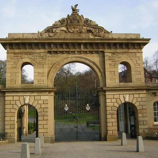 Entrance Gateway And Flanking Lodges