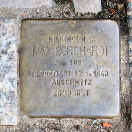 Stolperstein für Max Borchardt