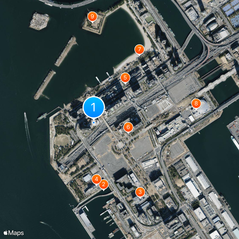Grand Nikko Tokyo Daiba Map