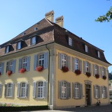 City hall with pavilion