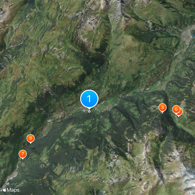 Tarentaise Valley Map