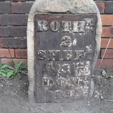 Milestone, Templeborough, at jct of Deadmans Hole Lane, W of Magna