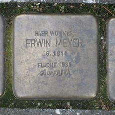 Stolperstein en memoria de Erwin Meyer