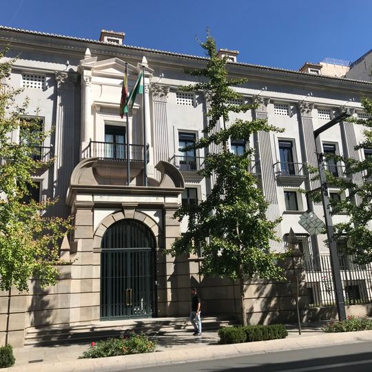 Edificio del Banco de España en Granada