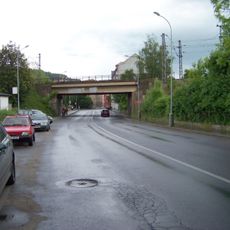 Railway bridge over Děčínská street in Ústí nad Labem
