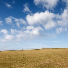 Long barrow on Beacon Hill, 160m north west of the windmill
