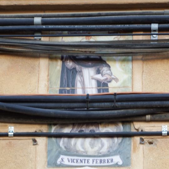 Ceramic panel of Saint Vincent Ferrer