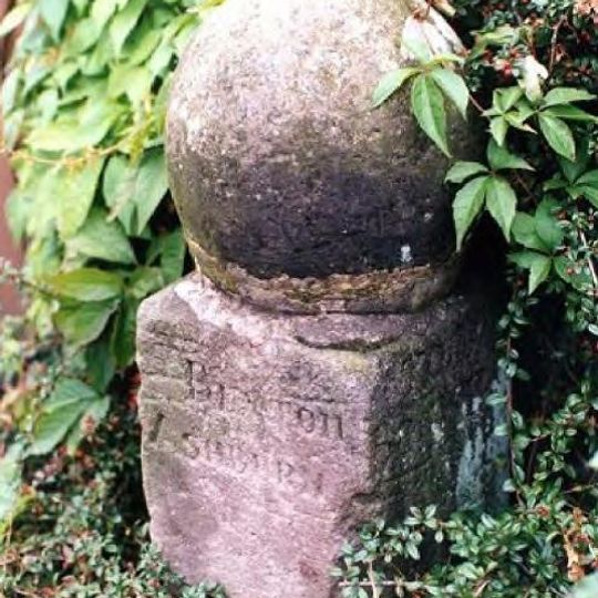 Milestone south of Longnor market place