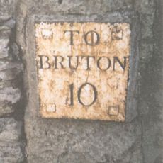 Milestone In Garden Wall Of Number 108