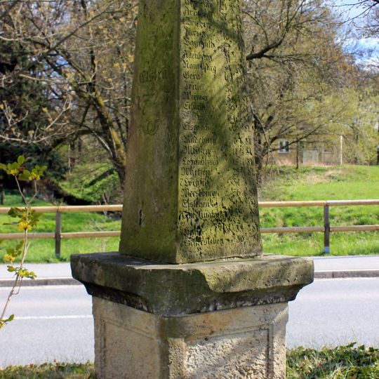 Polish-Saxon Post Milestone Klosterstraße Elstra