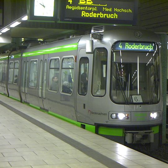 Stadtbahn van Hannover