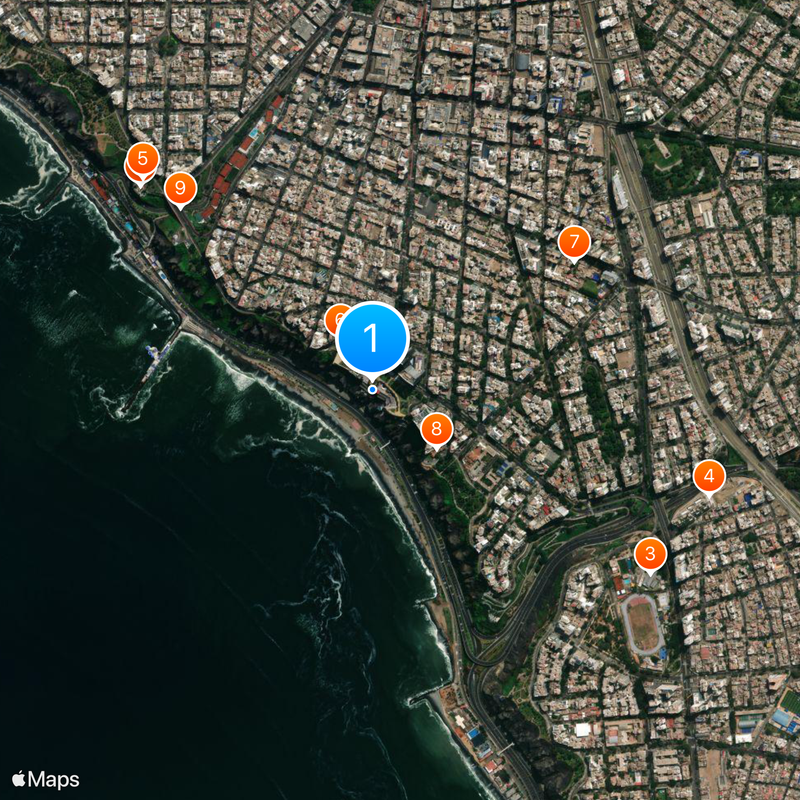 Larcomar Map