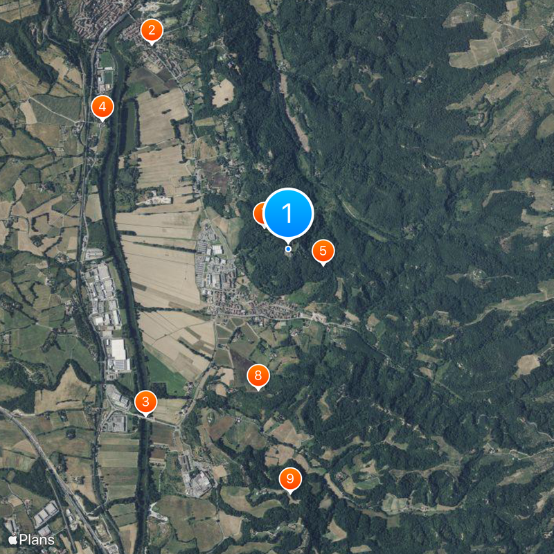 Château de Sammezzano Carte