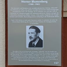 Stadttafel Werner Blumenberg
