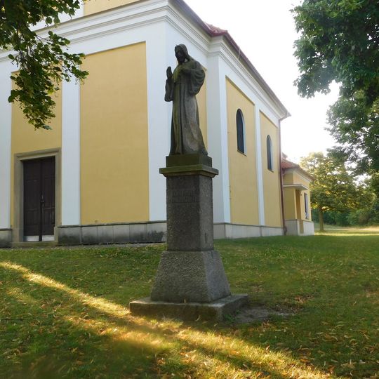 Socha Krista Krále na Lutrštéku