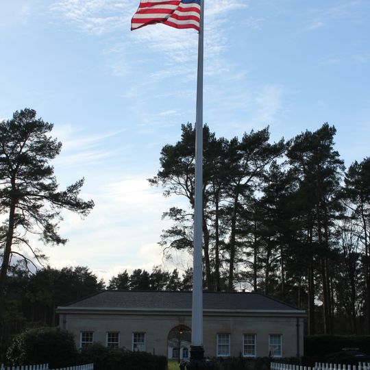 Flagpole 60 Yards South East Of American Military Chapel