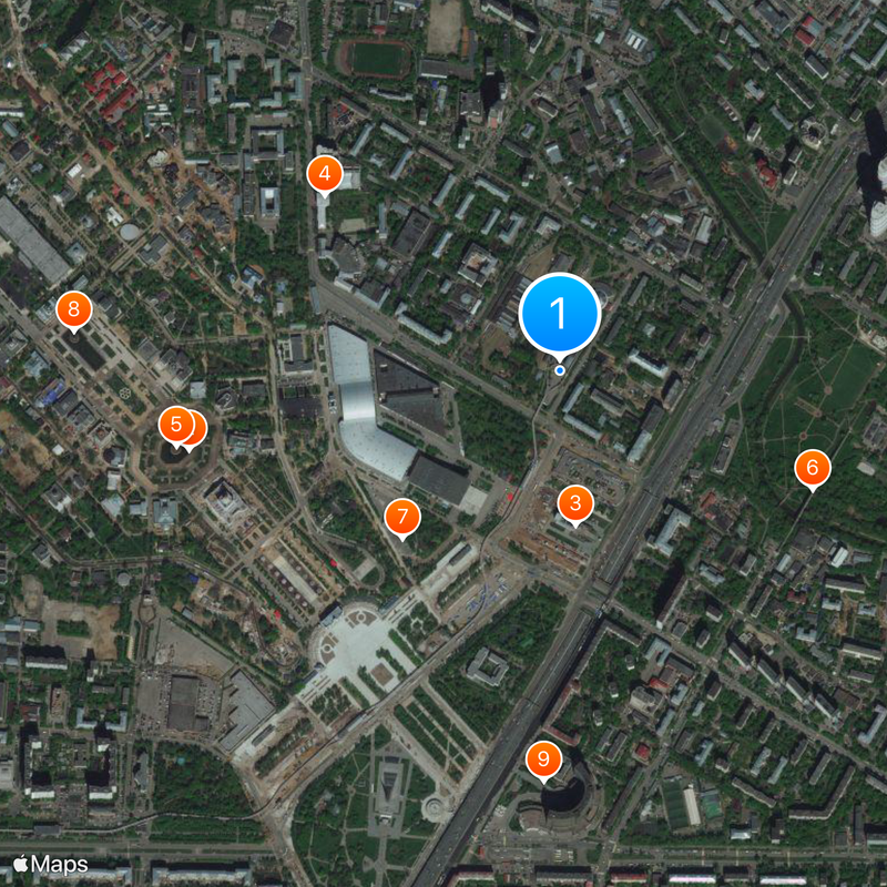 Moscow Monorail Map