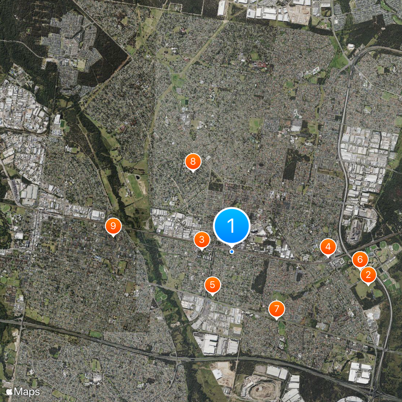 Mount Druitt Map