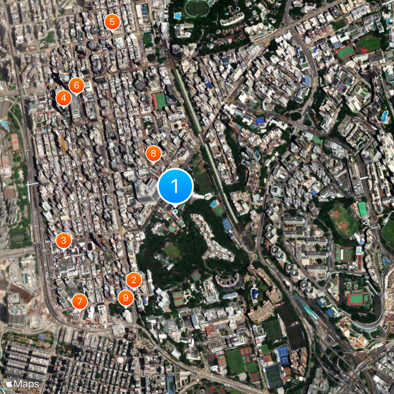 True Light Girls' College Map