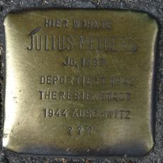 Stolperstein dedicated to Julius Meiberg